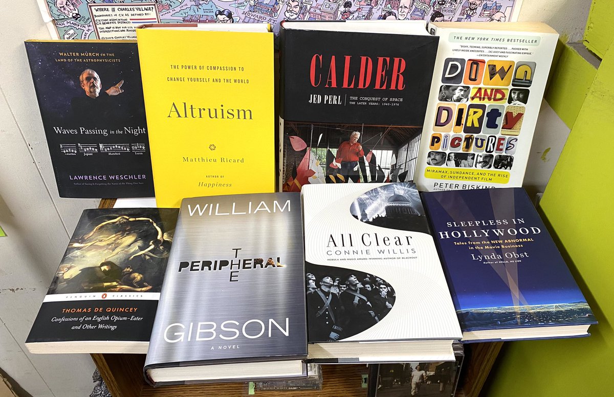 NormalsBooks's tweet image. Round 3 of today’s new offerings! #Calder #WilliamGibson #WavesPassingInTheNight #Altruism #DownAndDirtyPictures #OpiumEater #ConnieWillis