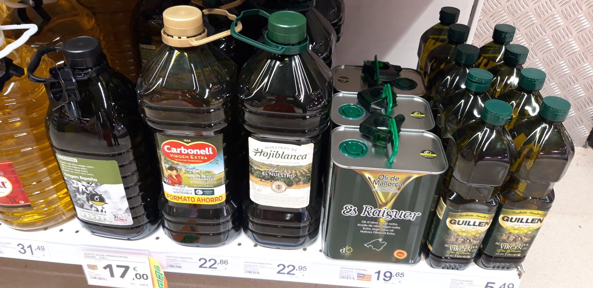 Era qüestió de poc temps que trobessim l'oli amb alarma als supers com si fós un vi reserva