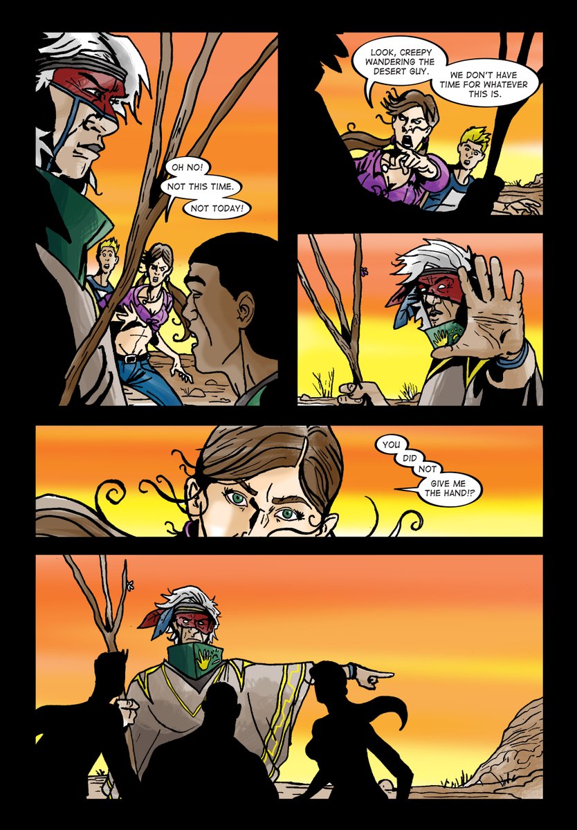 theoffspring00's tweet photo. A mysterious native american man, a deserted town, and an angry old woman with the power to summon monsters. Check out these preview pages from issue 21 of our action, thriller THE OFFSPRING. 
correcthandedcomics"dot"com
#makingindiecomics #supportindiecomics #comics https://t.co/kQMRZiBRAK