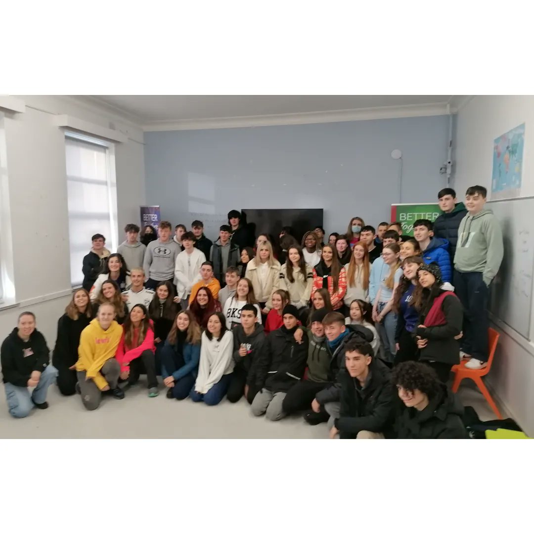 EtssLimerick's tweet photo. Our TY students welcomed and hosted teenage students from Argentina this morning and there was lots of singing and dancing and exchanges of culture #letss #educatetogether #ty https://t.co/bXKHca2SoW