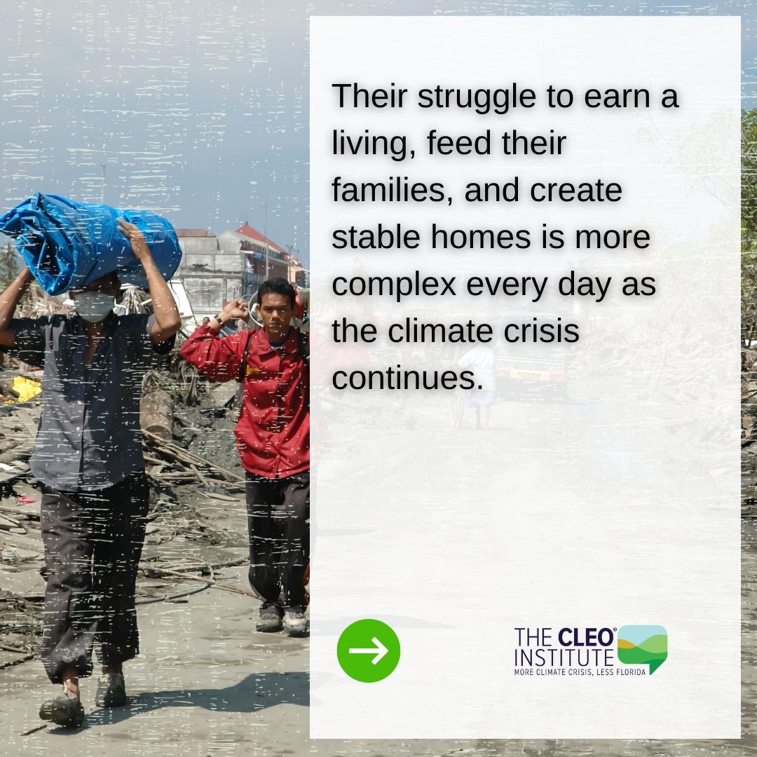 CLEOInstitute's tweet photo. January is #PovertyAwarenessMonth:
Climate crisis solutions encompassed within the frame of climate justice are necessary to solve extreme poverty and promote shared prosperity.
#CLEOInstitute #ClimateJustice #Equality #PoveryAwarenessMonth #disadvantagedcommunities #January2023 https://t.co/II0yiHp9sQ