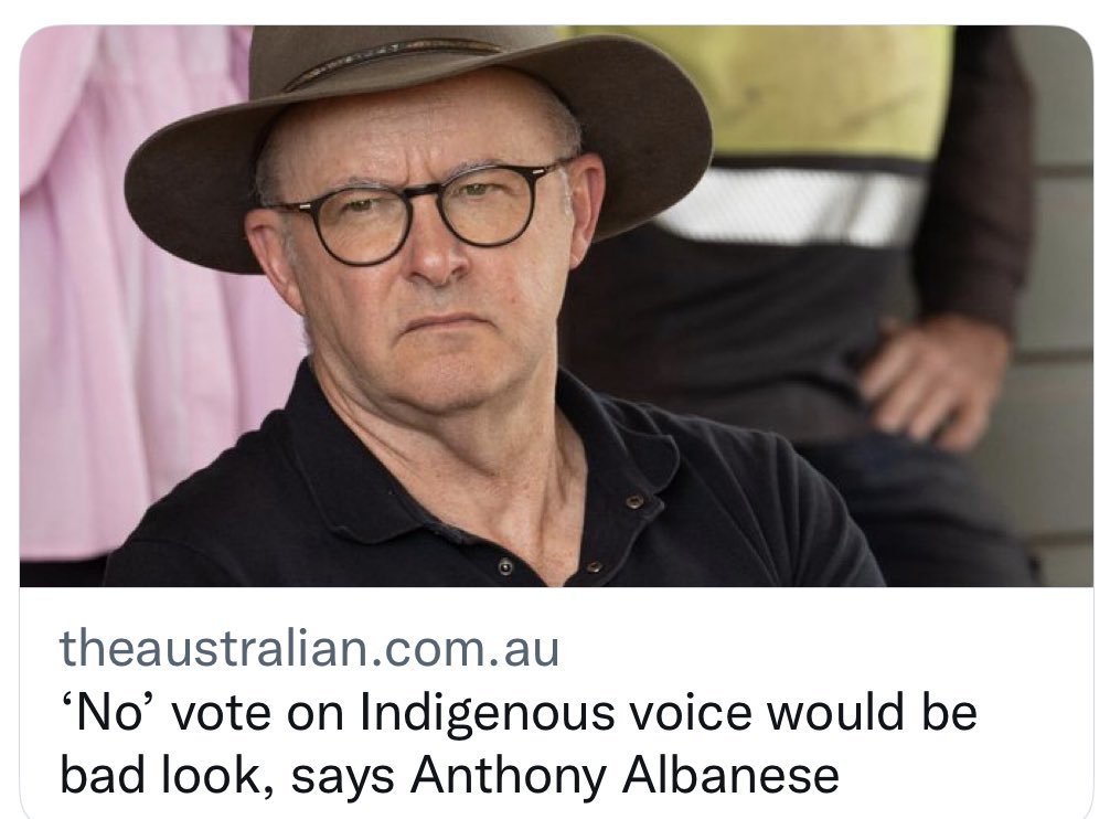 BushDoc44's tweet photo. You in an Akubra — now that is a genuinely “bad look”, Little Albo!
Desperado move to appeal to voters whether a policy *looks* good or bad ..
Wheels are coming off.
@AlboMP
#NotUpToIt https://t.co/7EomhVXSVZ