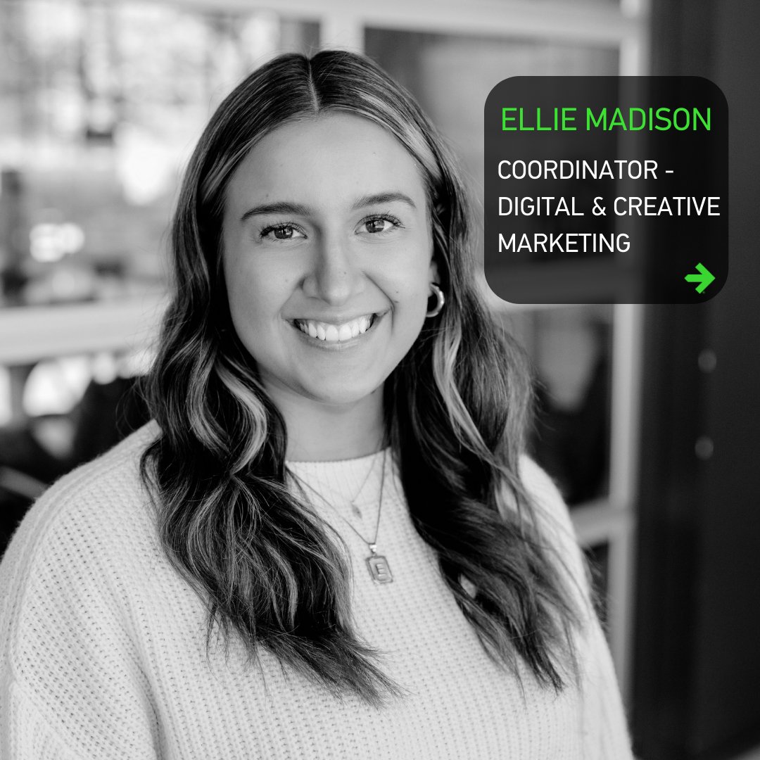 Get to know our newest member of the Pelotonia team 👋
 
Meet Ellie Madison, our Digital and Creative Marketing Coordinator! 

Ellie is responsible for planning and implementing our social media, creative content, graphic design, and creative production processes.