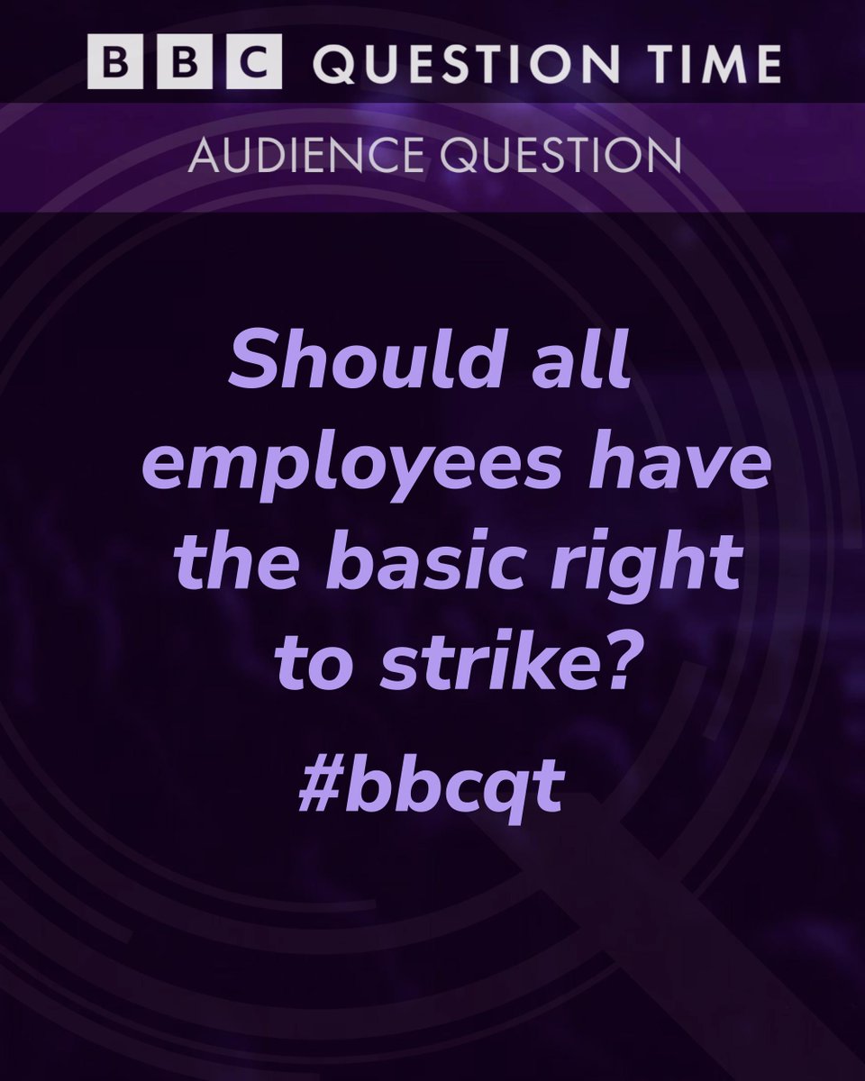 BBC Question Time tweet media