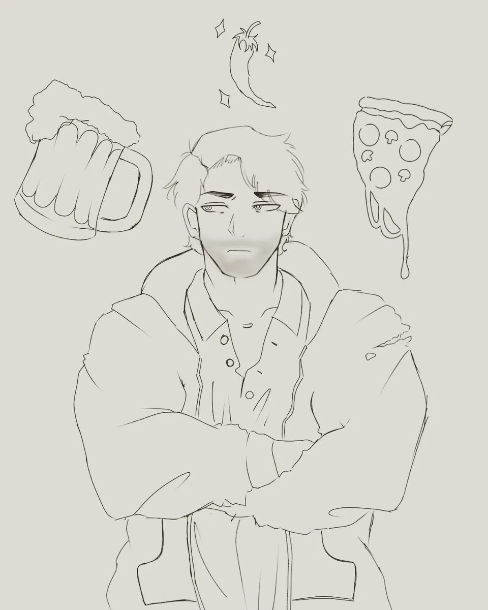 SsuggarCrash's tweet photo. ✨FanArt✨

Quise intentar realizar un #fanart de un personaje masculino de #stardewvalley
❤️ #shanestardewvalley 
#artedigital
#artetradicional
#arte #dibujodigital #dibujotradicional #dibujo #dinamicpose #bocetos #sketch #artista #artistatradicional #artistadigital https://t.co/lQmm6INyeJ