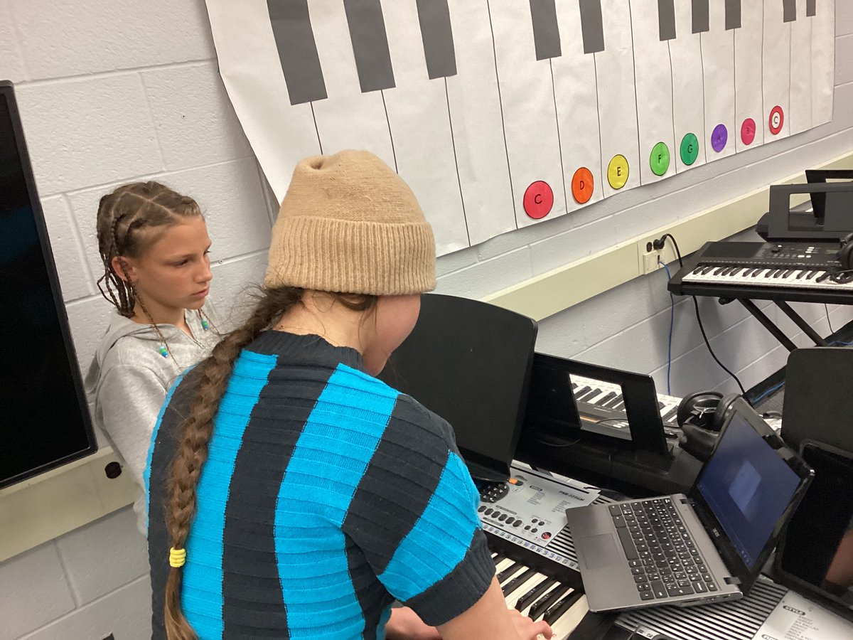 So impressed with how hard the grade 6’s are working on their Foley sound project.  So many students composing their own music for their chosen film or tv show clips on Google Song Maker and Garage Band.  Can’t wait to see them perform these live.  <a href="/MrsHickey3/">Kelly Hickey</a> <a href="/SettlersGreenPS/">Settler's Green PS</a>