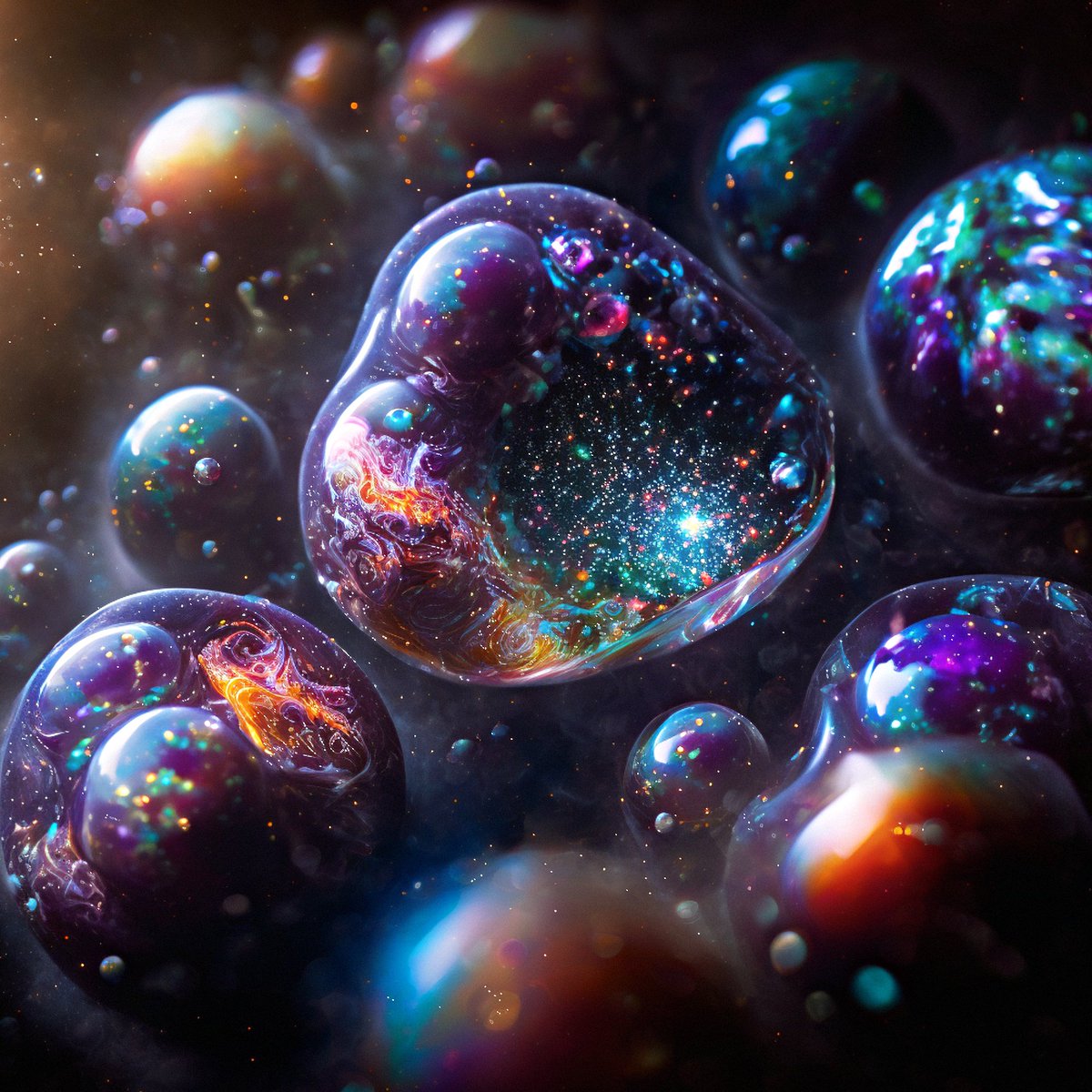 RobertHruska's tweet photo. MultiVerse 82102/7 #digitalart #spacebubble #nft #trippy #universe #Multiverse https://t.co/dcBDDplC56