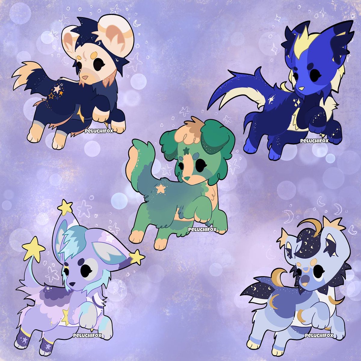 peluchifox's tweet image. ✧♡๑｡°*★Dreaming Star Adopts ★*°｡๑♡✧
3rd batch of Chibi Adopts are here! They’re based on fantastical dreams!
—
⁠★
—
◉ They&apos;re all [ $15 ] USD PayPal/Cashapp only
◉ First come first serve in DMs!
[Tags]: #adopts #chibiadopt #furryadopt #chibiart #furryart #furryadopts