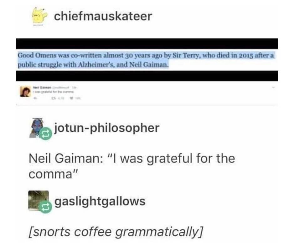 LanguageIsFun's tweet photo. Commas matter #LanguageIsFun https://t.co/BBlwwLBNIS