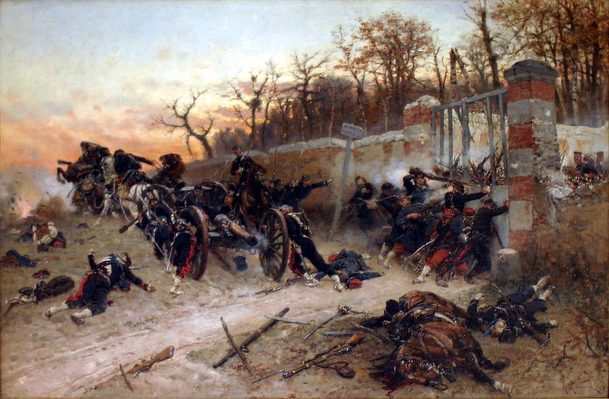 AdAbsurdum's tweet photo. Como comenta @sararubayo, probablemente «El espía» sea uno de los cuadros más suavecitos de Alphonse de Neuville, porque otros son bastante duros. 

#FluzoEspías https://t.co/MfAsaFnaAp