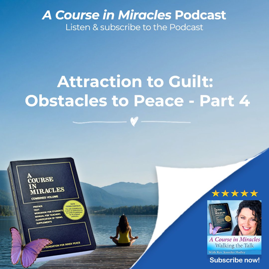 ACIM_Quote's tweet image. 💙NEW EPISODE OUT 💙 Episode 582: Attraction to Guilt: Obstacles to Peace – Part 4 livingacourseinmiracles.com/podcast ⭐ What could be more important than finding our way back to Peace and eliminating the causes of fear? #acourseinmiracles #acourseinmiraclespodcast #acim #acimteachings