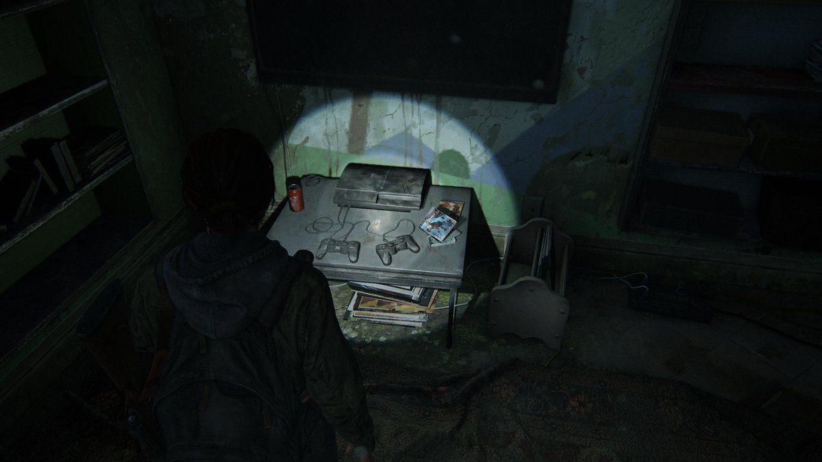 ThyangC's tweet photo. Référence à un classique. Dommage qu'on peut pas jouer 😁
#PS5Share, #TheLastofUsPartII https://t.co/6LAPYwis9Y