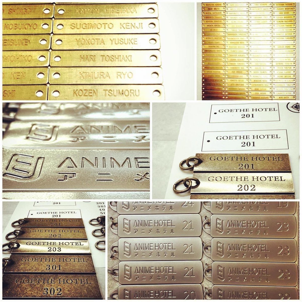 metalhouse1933's tweet photo. オリジナルのロゴやナンバリング、ブランドネーム、記念日、社員名、QRコード、ペット名など自由に彫刻してルームナンバー入りホテルキーやカギ、個別の会員名、シリアルナンバーなど自由に製作

https://t.co/7mT0HVWqWO

#ナンバリング #シリアルコード #numbering #engravings #brand #hotelkey https://t.co/rbJR9axmDh