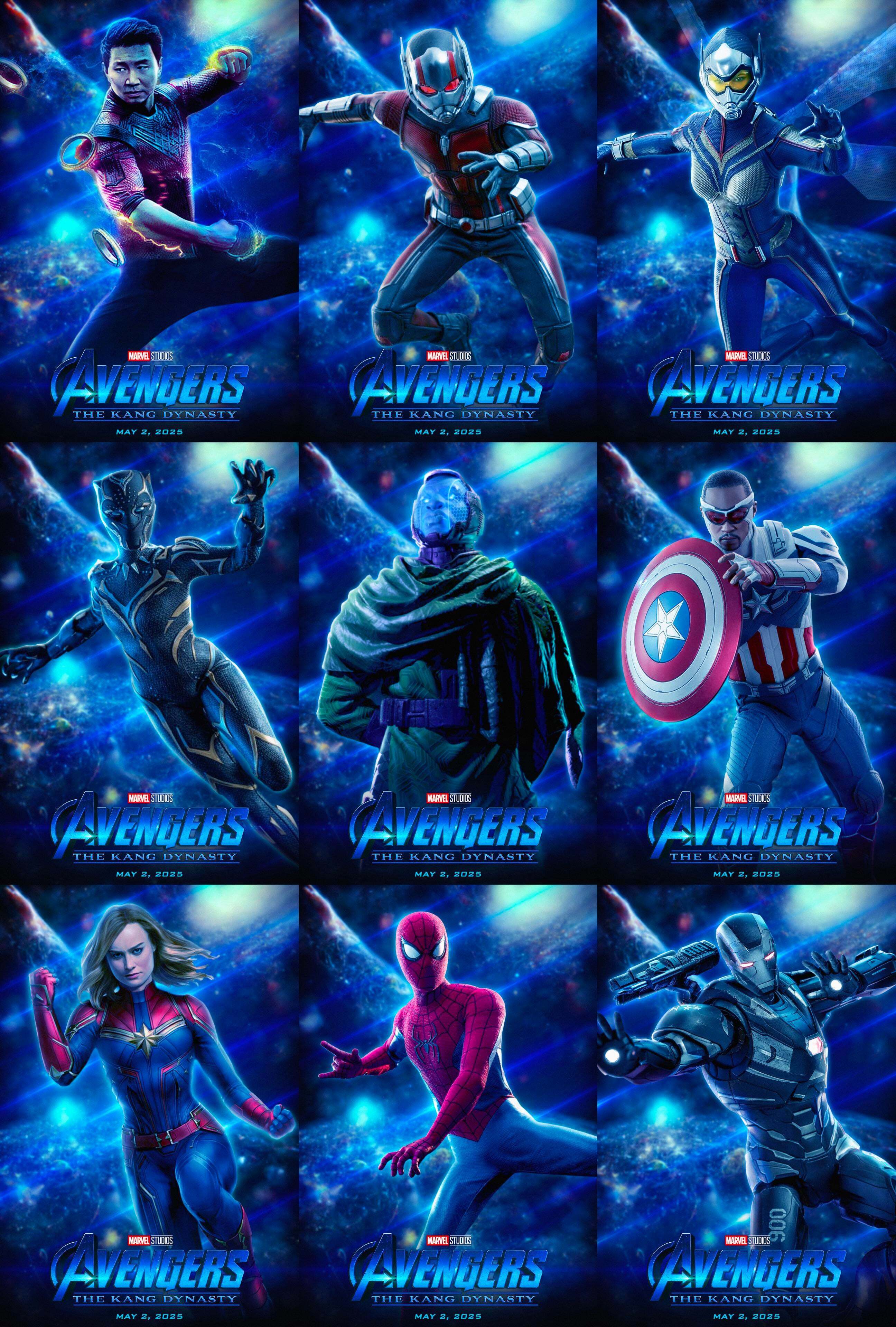 MCU - The Direct on X: New fan art for AVENGERS: THE KANG DYNASTY shows  off custom posters for 27 #MCU characters who will potentially appear:    / X