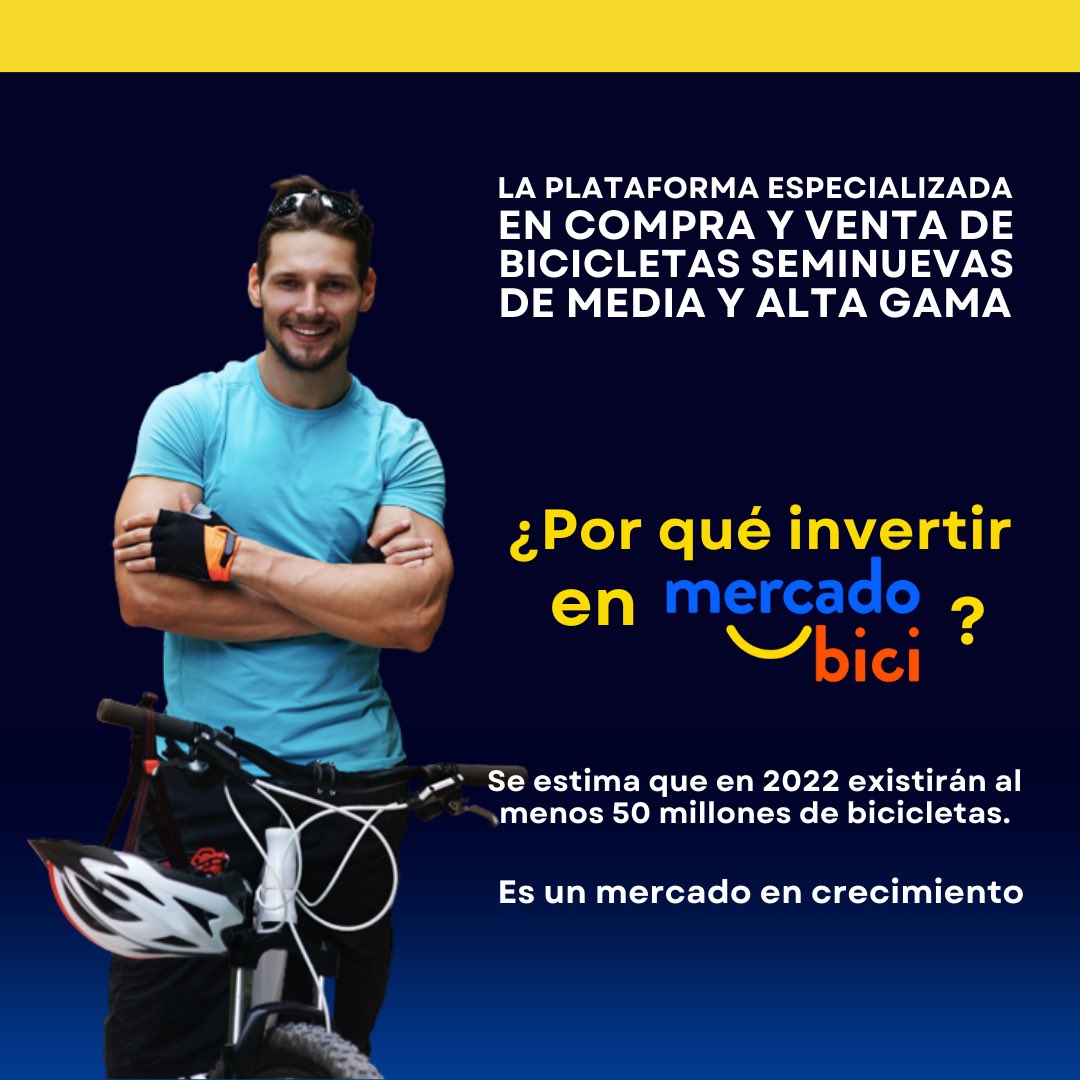 arkangelesco's tweet photo. #InvierteEn @mercadobicimx  #ÚltimaOportunidad
#INVIERTEDIFERENTE 🚀 en el mercado del ciclismo, valorado en USD $36Bn! Únete a la ronda de inversionista, de MercadoBici. Aquí toda la información 😎 👉 
https://t.co/fn0z5CdJwx 🚲

 ¡Decídete a invertir! https://t.co/um01DWR2Iy