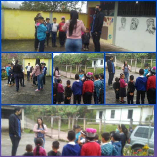 Visita a la institución por parte del doctor y enfermera de la comunidad.