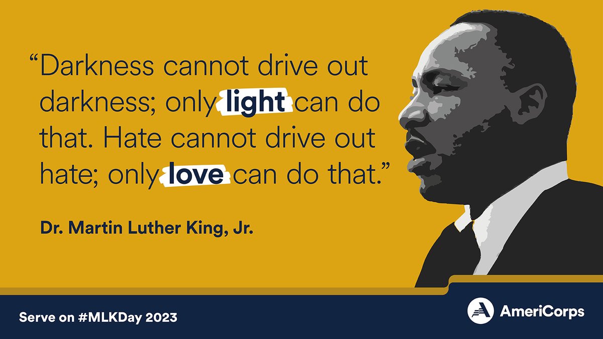 ServeNE's tweet photo. Today, volunteers & @AmeriCorps members across the country are coming together to help create Dr. Martin Luther King Jr.'s #BelovedCommunity. Share with us how you're taking action & making a difference this year for #MLKDayofService! #NEserves https://t.co/7th11tHYUb