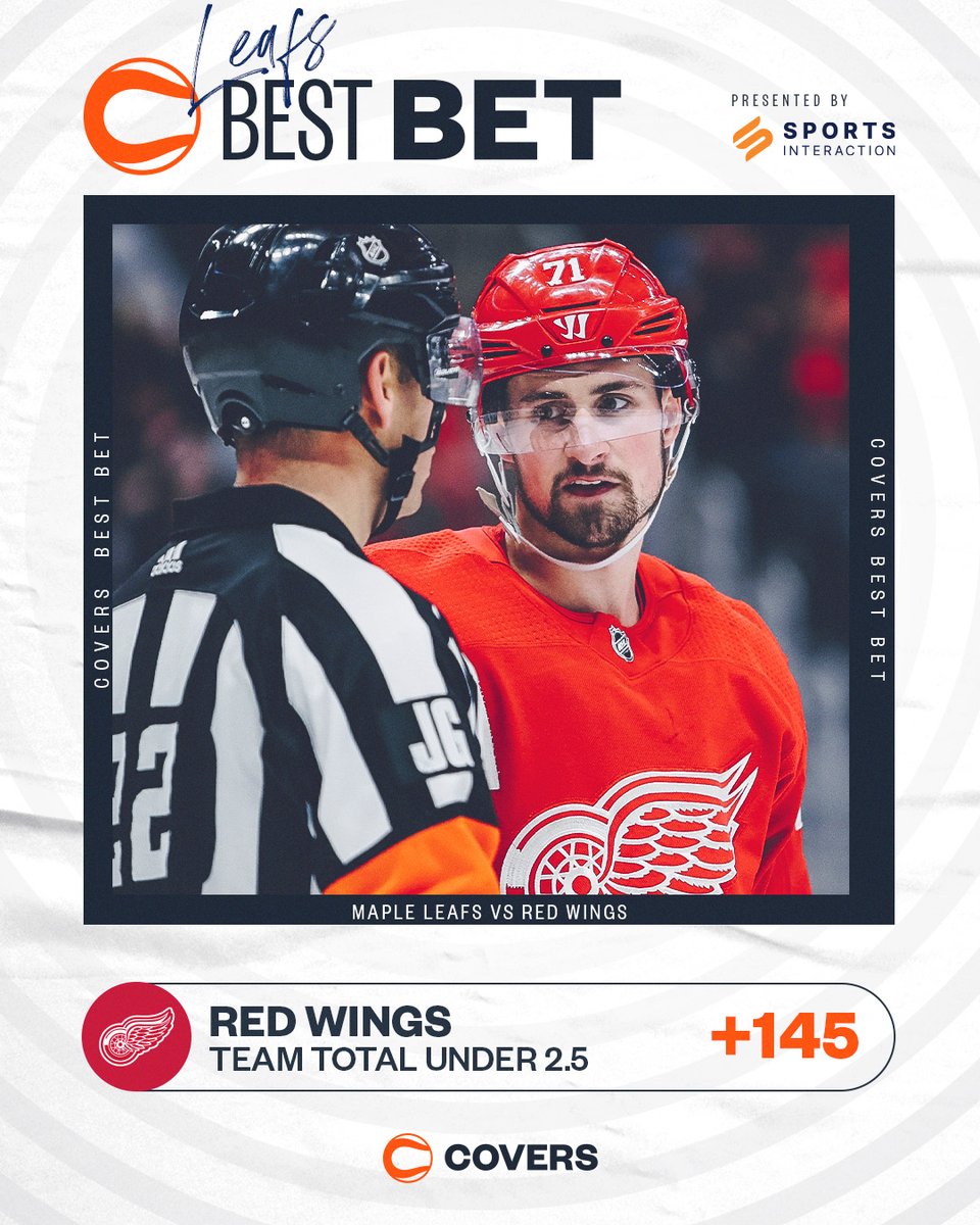 Covers on Twitter "Not as much value on the Leafs' side tonight, but