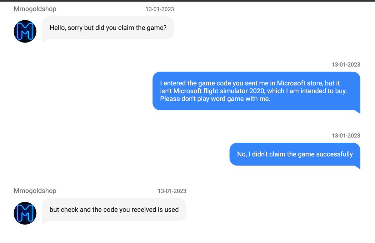 ted_chou12's tweet photo. @G2A_com so this is the update. This fake seller is trying to play word game and not intended to resolve the issue. https://t.co/nAejpAF83O