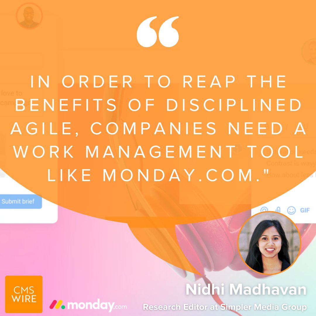 cmswire's tweet photo. The disciplined agile toolkit offers a way for teams to find the right tools and processes for their unique needs. Here’s a high-level view of its benefits and how to best support digital agile processes. 

https://t.co/AB2SY481QD

#sponsoredcontent https://t.co/EVn9stjaFU