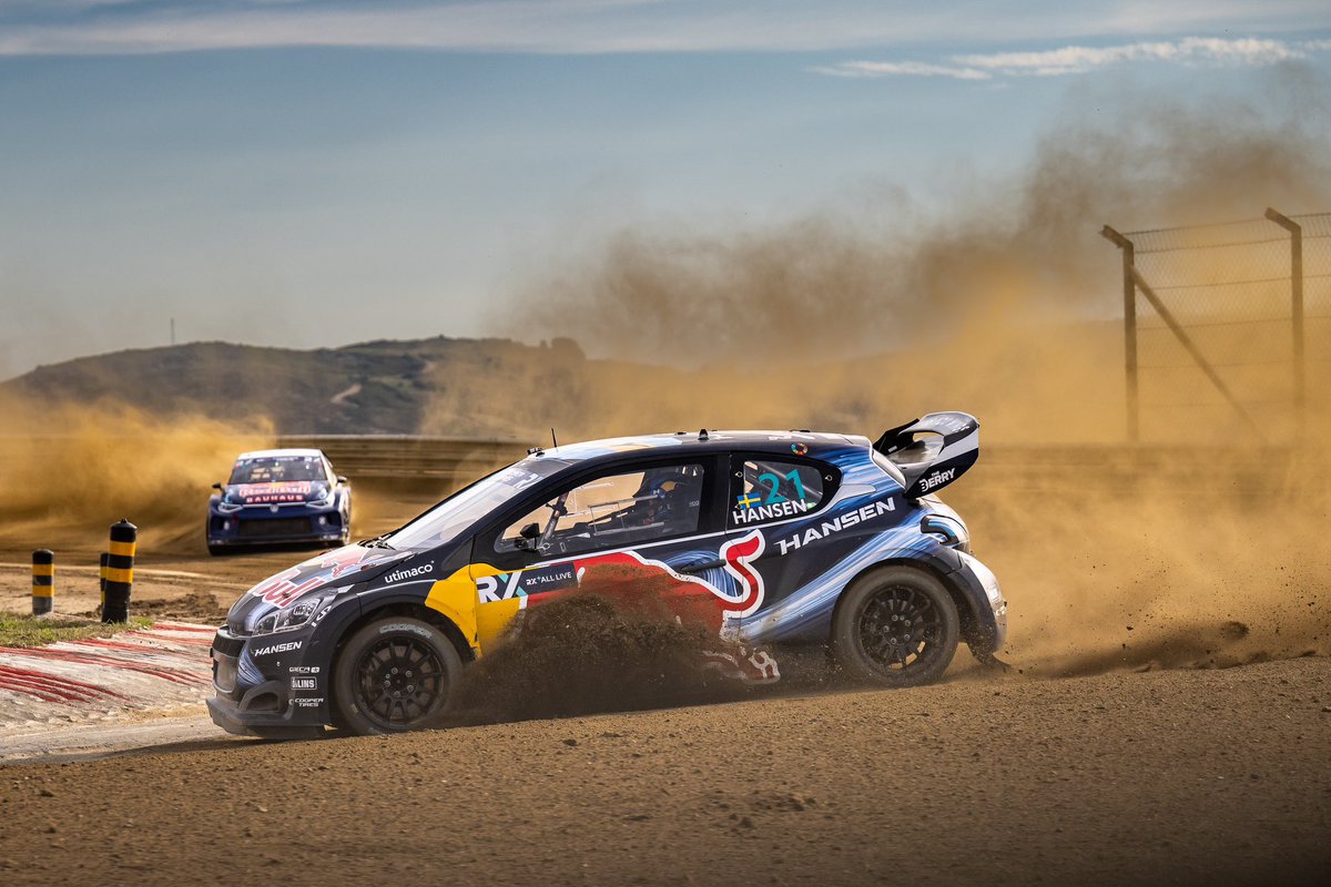 TeamHansenRX's tweet photo. 🚙🌪️ Can’t live without it! 🥳😃 
#TBT #WorldRX #Rallycross #givesyouwings @FIAWorldRX @redbullmotors @kevinhansen71 @Timmy_Hansen https://t.co/JbhcoLkuwO