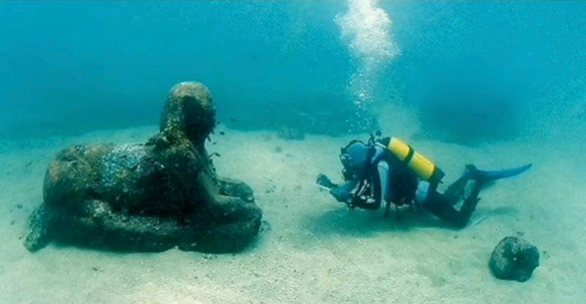 jaden's tweet photo. Are We Gonna Keep Studying This Underwater City Off The Coast Of Africa Or Nah…. Asking For A Friend https://t.co/B43QiQg6Ly