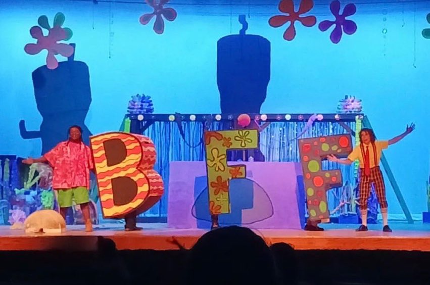 OPENING NIGHT of SPONGEBOB THE MUSICAL! You don’t want to miss this show! 🧽 ⭐️ <a href="/TheatreElk/">Elk Theatre</a>