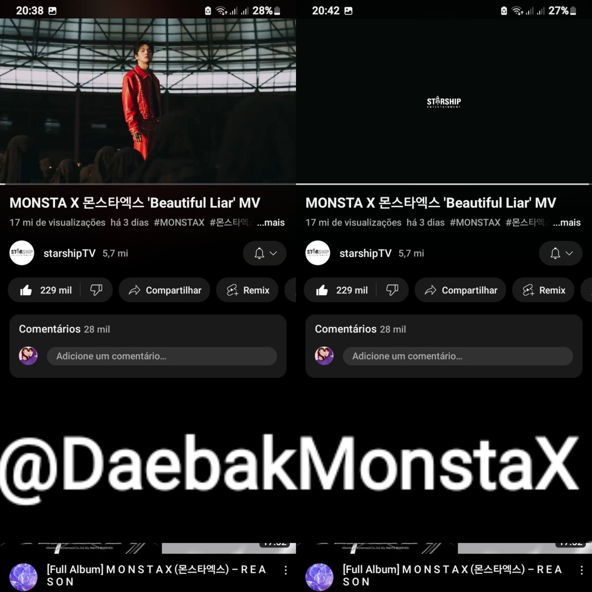 DaebakMonstaX's tweet photo. @MbbAreYouThere @OfficialMonstaX SIMBORA TEAM LIAR
Beautiful Liar
#MONSTAX
#몬스타엑스 #TEAMLIAR 
@OfficialMonstaX
▶️https://t.co/UJu7MxJUko https://t.co/Xtl1IkEeip