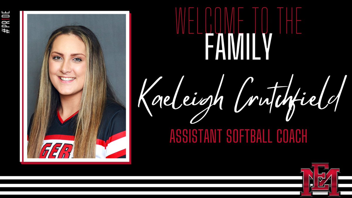 Coach Mack has been promoted to interim head softball coach, and we get to welcome Coach Crutch to the #FAM1LY! Read more about the softball coaching changes on our website (bit.ly/3izS3E1), and join us in congratulating and welcoming Coach Mack & Coach Crutch! #PR1DE