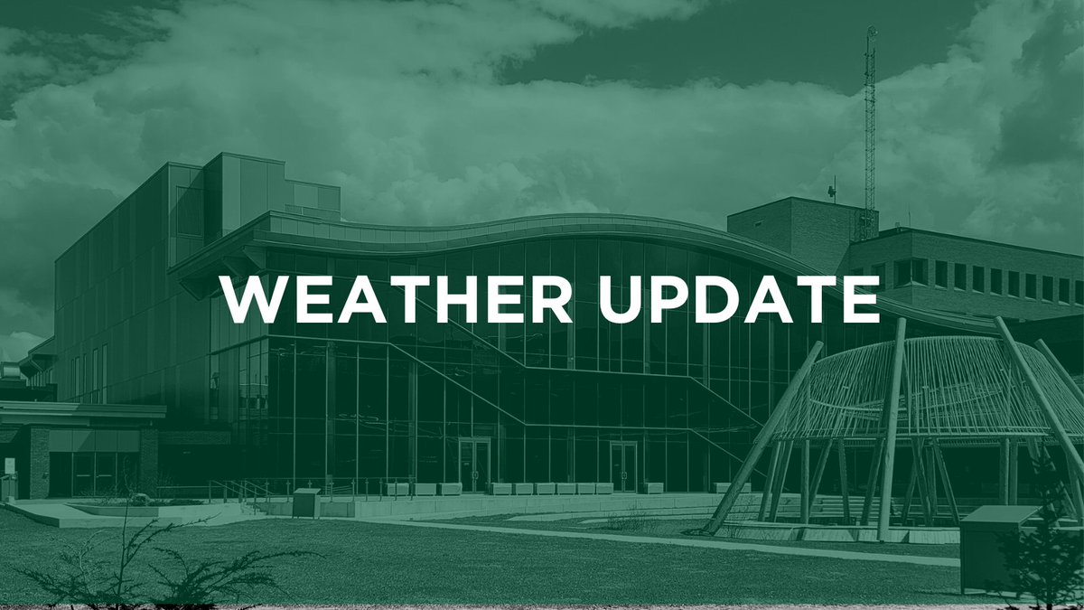 Algonquin College on Twitter "In light of the weather forecast, please
