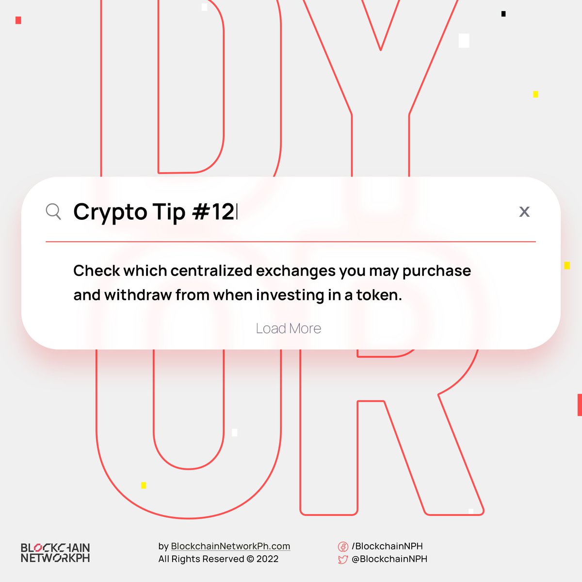Connectweb3ph's tweet photo. π Crypto Tip #12
Check which centralized exchanges you may purchase and withdraw from when investing in a token. βπΌ
#DYOR #BNP #bnphupdate #investingtips #investing101 #CryptoPH
Here's how ππΌ https://t.co/kbyBdYxj6Z