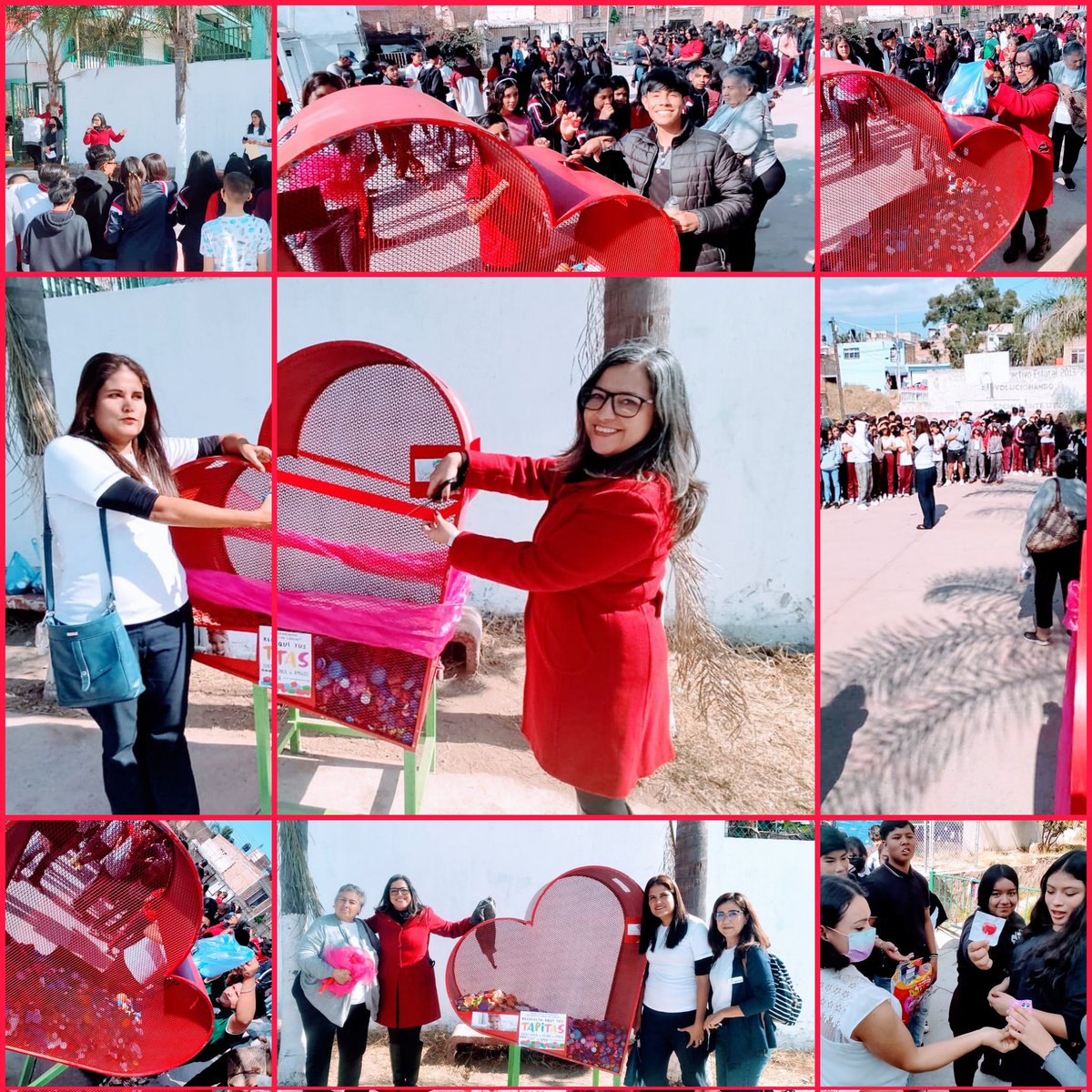 Secundaria39T's tweet photo. La #Sec39 con #VamosGuerreros
¡Los niños con cáncer no están sólos!❤️❤️❤️❤️❤️❤️❤️❤️❤️❤️
Con mucho ánimo inauguramos el corazón donde donaremos vida para los guerreros que luchan día a día para seguir adelante. ❤️❤️❤️❤️❤️❤️❤️ https://t.co/un7rGJwnmu