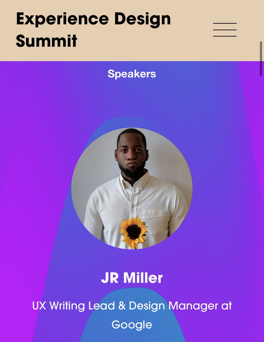 Later this month I’ll be chatting with folks over at the Experience Design Summit. Come hang out with me and some other folks at this virtual session. #design #ux 

xdesignsummit.com
