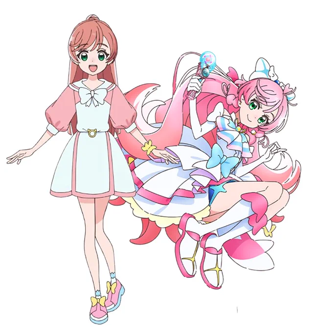 Drawing cure prism rn and omg i never realized how badly i needed a white cure with light pink hair before until now she is so PERFECT…… 