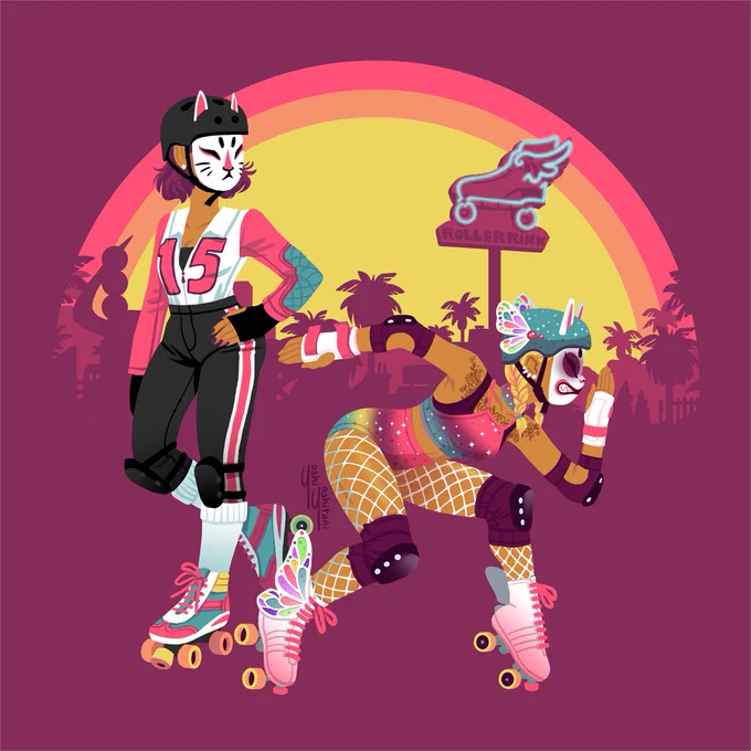 Don't let the glitter and fishnets fool you -- roller girls are out for blood. 