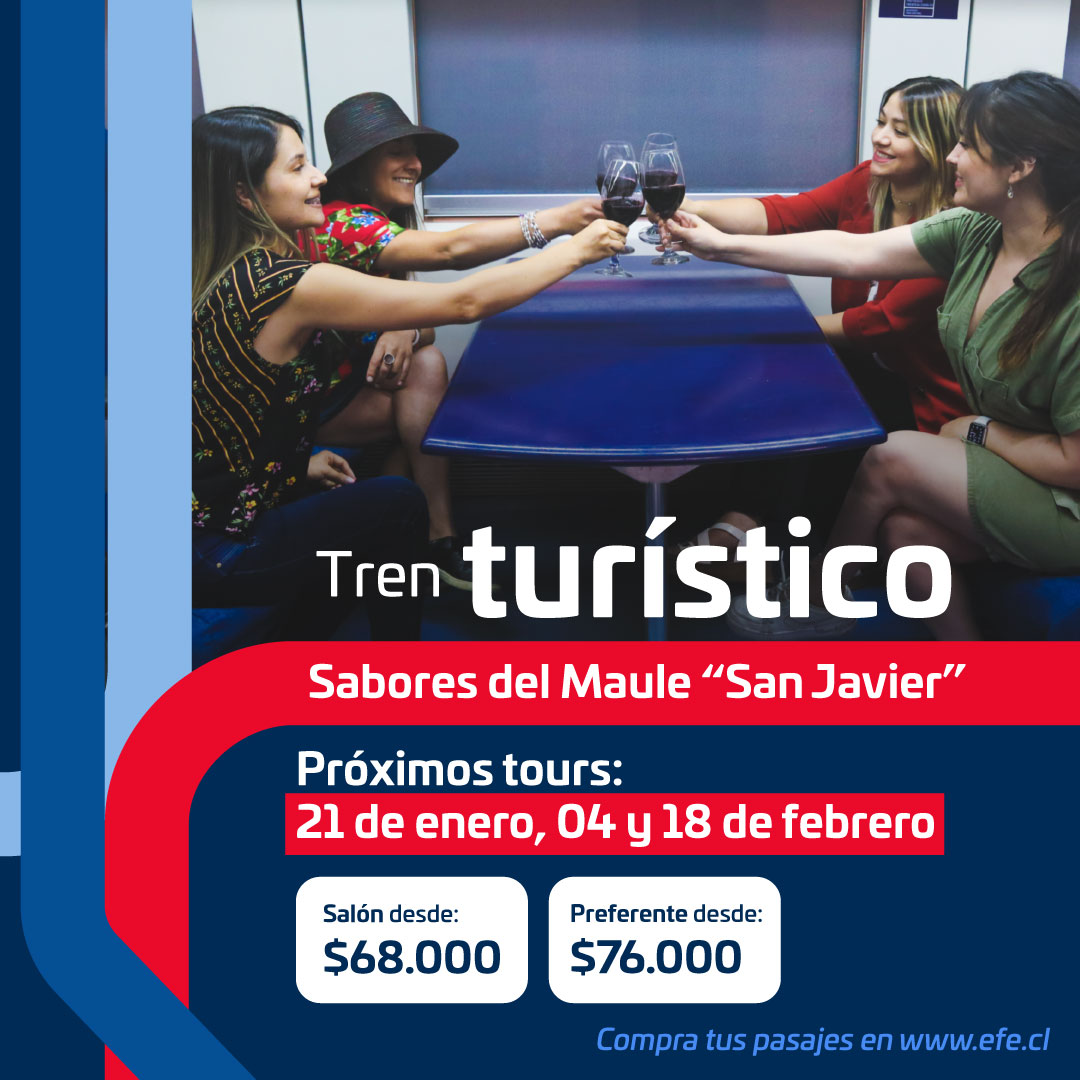 EFE_Chillan's tweet photo. ¿Experto en vinos?🤔
🍷Expande tus conocimientos y degusta los mejores vinos en ✨Tren #SaboresDelMaule✨ Visita la Viña #Balduzzi o Viña #LasVeletas, haz un tour por sus viñedos 🍇y disfruta de la mejor entretención a bordo🎶.
🥂¡No te quedes abajo! https://t.co/8B2ZUSB9Dn https://t.co/5DR0Tpztzl