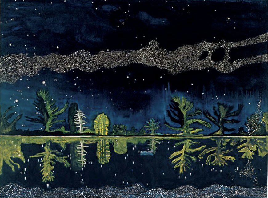 Night..
#PeterDoig