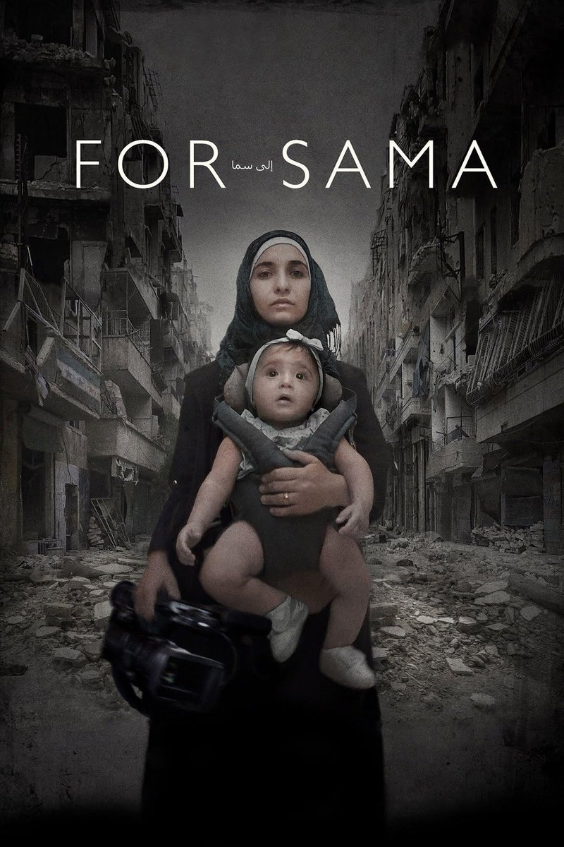 DanStoenescu's tweet photo. Pentru a înțelege mai bine #Siria, recomand documentarul“Pentru Sama”difuzat de Televiziunea Românã #TVR1 în această seară. Filmul e o scrisoare de dragoste de la o tânără mamă către fiica sa, un jurnal al vieţii lui Waad al-Kateab de-a lungul celor 5 ani de război civil în Alep. https://t.co/l9zCFFfrNV