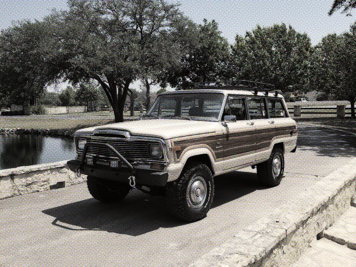KERRVILLE, TEXAS – Jazz/funk-inspired wagon, fully restored, subtle mods, 80 mph capable
 • read Brings the funk: 1985 Jeep Grand Wagoneer here :: speedster.news/brings-the-fun…