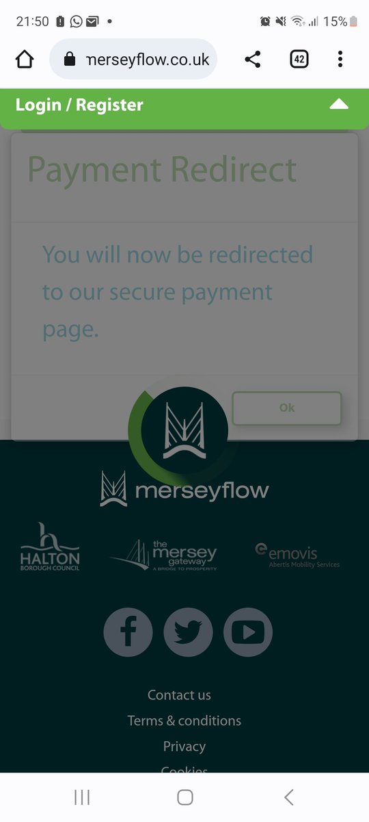 KerrydeBonici's tweet image. Argh! @merseyflow been trying for hours to pay! 🙈 #sortitout