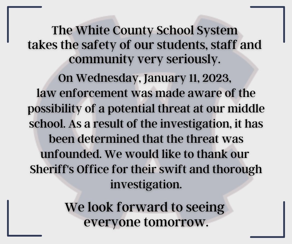 White Co School System tweet media