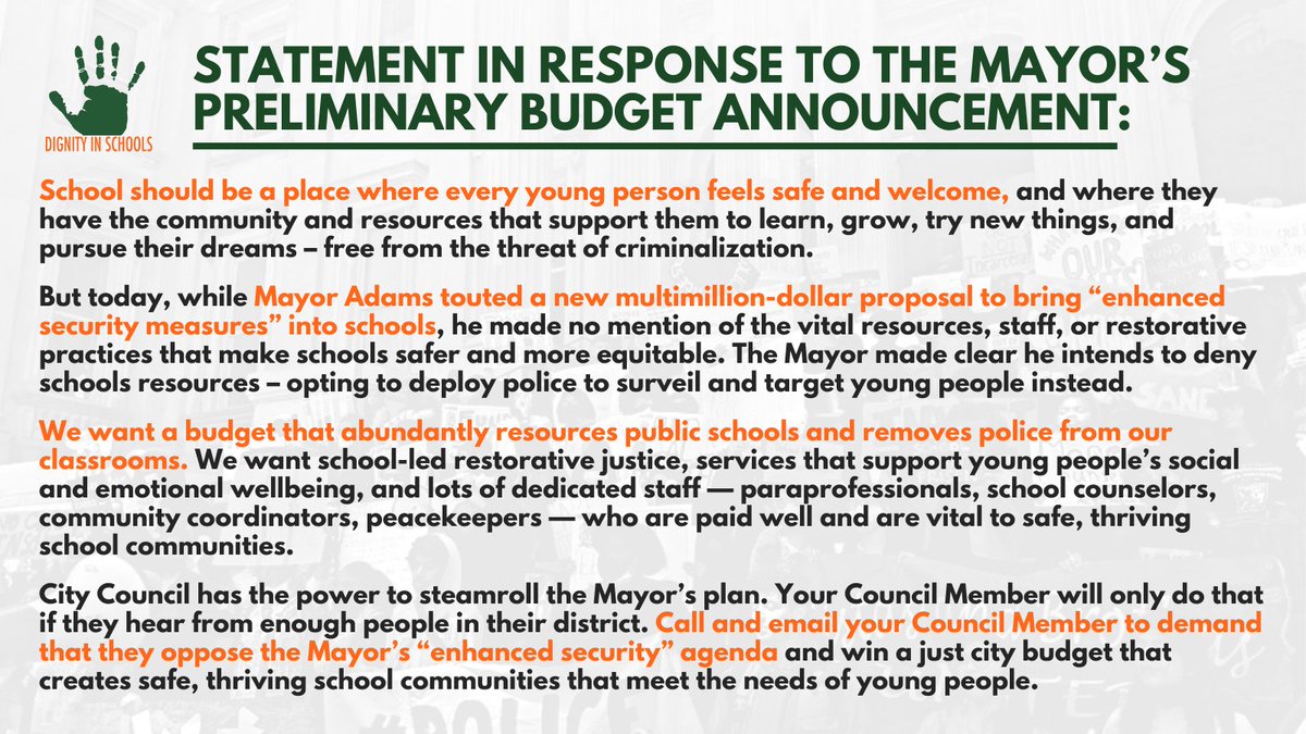 Dignity in Schools Campaign NY tweet media