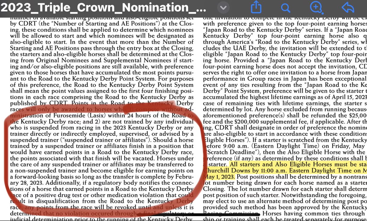 jenine_sahadi's tweet photo. Curious if anyone can explain (what appears to be) new language regarding “suspended” trainers horses on TC nom form 🤷🏻‍♀️ I have some ideas but so many questions 🧐🤔 #anyoneanyone https://t.co/a7PF66Mx0V