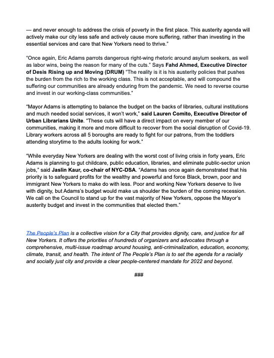 The People’s Plan tweet media