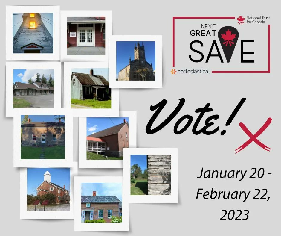 Get ready to vote on the #NextGreatSave in one week! Stay tuned to our social media channels between now and then for individual introductions to each of the places competing to win $50K. buff.ly/3GdI2WC