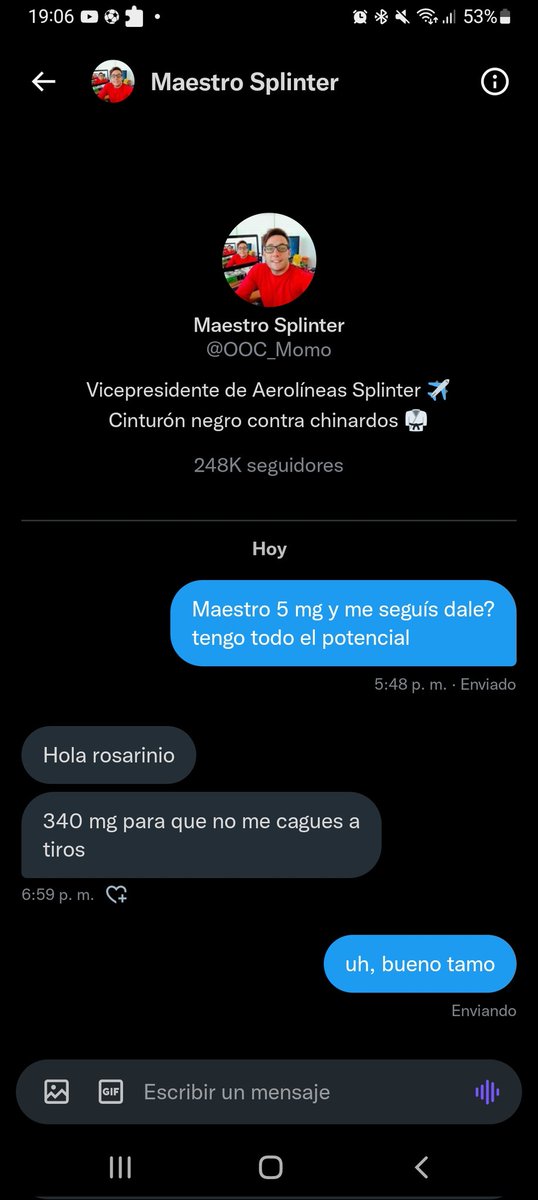 ayudenme loquitos, <a href="/OOC_Momo/">Maestro Splinter</a> tirame rt