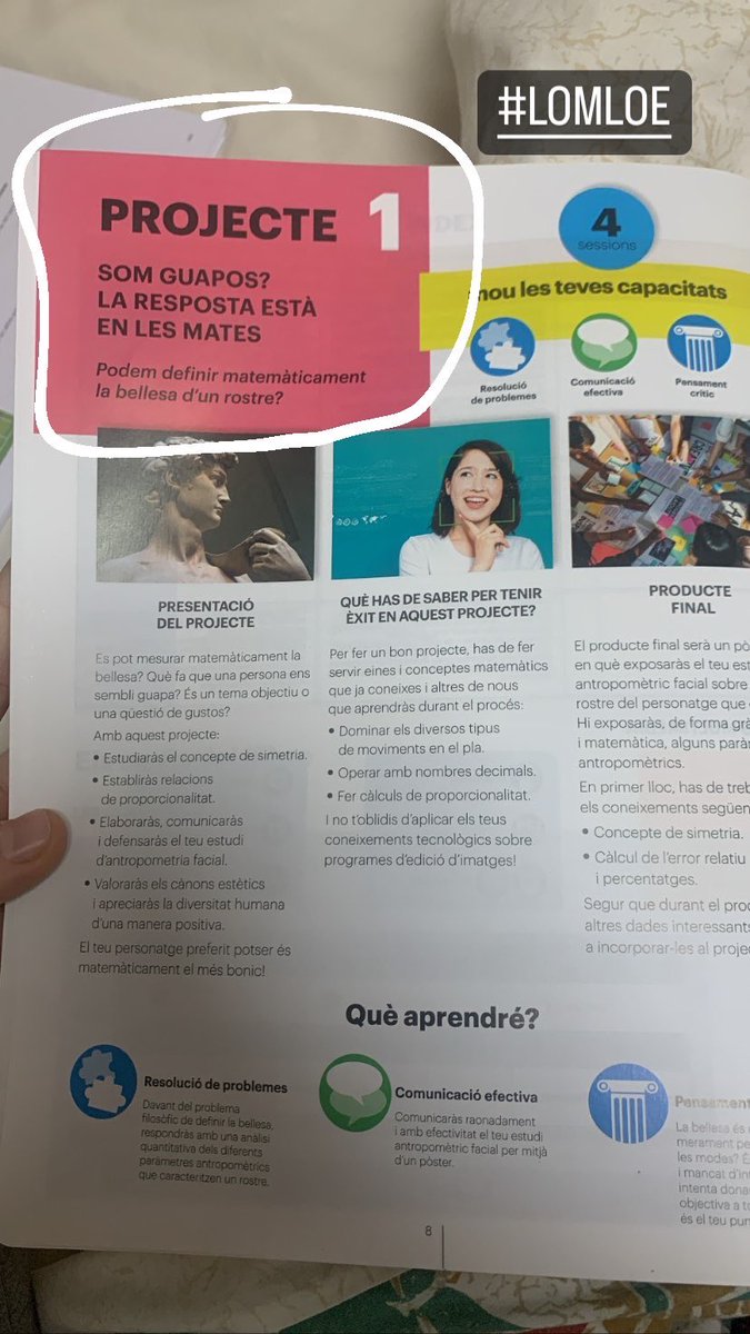 jonignasi's tweet photo. Gràcies LOMLOE per ajudar-nos cada dia a construir un món millor. Els nous sabers i sentits matemàtics en situacions d’aprenentatge. https://t.co/2txi0V7hBX