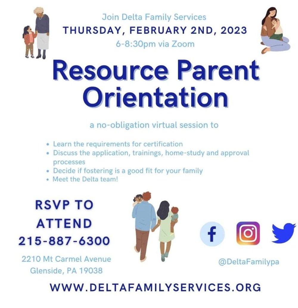 Have you considered opening your home to a child or sibling group? Questions about #fostercare? 
📞Call 215-887-6300 for more info!

✨ General Foster Care
✨ Medical Foster Care
✨ SBH Foster Care (Treatment Foster Care)
✨ Respite Foster Care
✨ #Kinship Foster Care