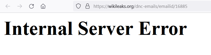 IngeJusta's tweet photo. 🚨BELANGRIJK: @wikileaks site ligt er al maanden uit! De #ClintonEmails #DNCEmails #PodestaEmails zijn niet meer in te zien! Wat is er in hemelsnaam aan de hand? Alle links in mijn tweet geven ERROR. Ook links die je vindt op Google naar Wikileaks geven ERROR. Cover-up v bewijs? https://t.co/OXXTfSHhtr