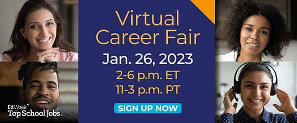 Looking for a teacher, support staff, or administrator job? @fcpsjobs has partnered with @educationWeek to bring you an opportunity to chat with our recruiters without leaving home at a #virtualcareerfair on January 26. Log in any time and join from any device.